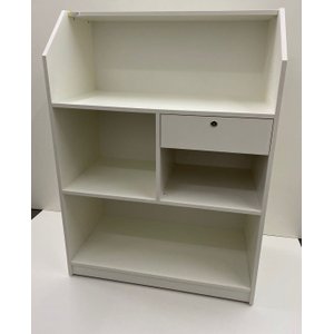 Balcão Caixa Mdf (recepção Vallet Loja Gaveta) Atendimento Cor