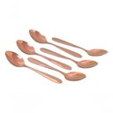 Ver imagem 2 de Conjunto 6pçs Colheres de Mesa Inox Rose Gold Luxo Rústico