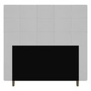 Ver imagem 1 de Cabeceira Cama Box Casal Queen Size Leiria 160cm Corano Branco - Desk Design