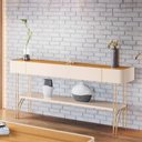 Ver imagem 4 de Home Suspenso Zenith Off White Cinamomo com Mesa de Centro Cadenza e Aparador Vivant Off White