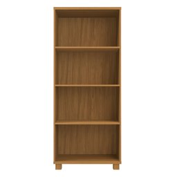 Multiuso Paris Nature com 2 Portas e Prateleiras Resistente de Mdf e Pés de Madeira - 5