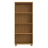 Multiuso Paris Nature com 2 Portas e Prateleiras Resistente de Mdf e Pés de Madeira - 5