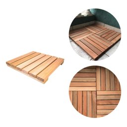 4 Un. Deck de Madeira para Piso Tablado Madeirado 30x30 - 3