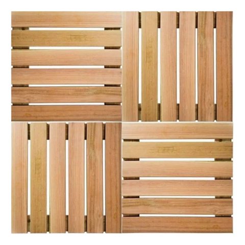 4 Un. Deck de Madeira para Piso Tablado Madeirado 30x30