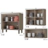 Cozinha Modulada Henn Connect 8 Peças (3 Armários + 2 Balcões + 1 Paneleiro + 2 Complementos) C8P04  - 3