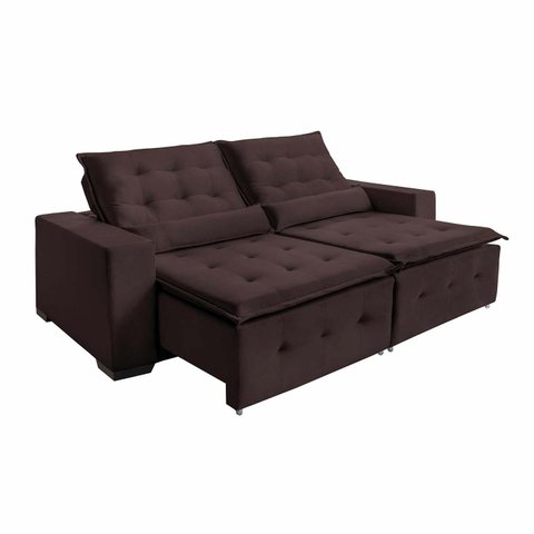 Sofá Spazzio 4 Lugares 2,20cm Retrátil e Reclinável - de Casa Décor e Estofados.