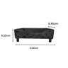 Caminha Cama Para Gato Pet Luxo Com Pés - Azul - Ecotec - 3