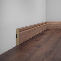 Rodapé de MDF Eucafloor Estilo 7cm Cor 10 70mm x 15mm x 2400mm - 1