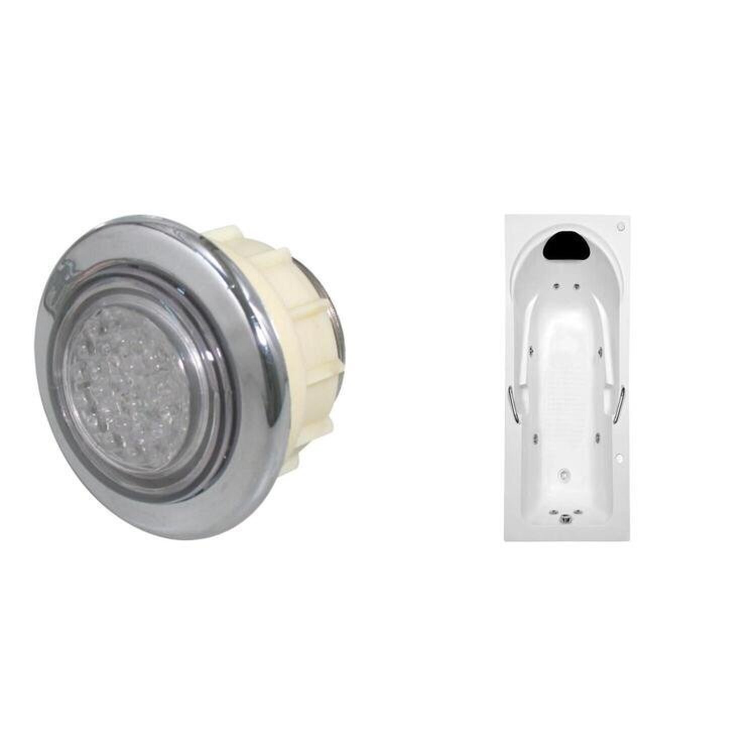 Banheira de Hidromassagem Capri Astra em Gel Coat Gran Luxop3 - 220v - com Aquecedor e Cromoterapia - 1