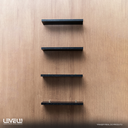 Ver imagem 5 de Kit 4 Prateleiras 30x10 Livros Decoração Parede - Preto