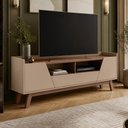 Ver mais imagens de Rack Morello B02 para TV 70" 160cm MDF-MDP com Gaveta Fendi Freijó Lyam Decor