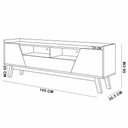 Ver imagem 7 de Rack Morello B02 para TV 70" 160cm MDF-MDP com Gaveta Fendi Freijó Lyam Decor