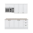 Ver imagem 7 de Cozinha Modulada Henn Americana 7 Peças (2 Aéreos + 2 Balcões + 1 Nicho + 2 Complementos ) Cz146