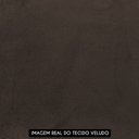 Ver imagem 5 de Sofá Retrátil 3 Lugares com Porta Copo 250cm Malta F05 Veludo Marrom Escuro - Mpozenato