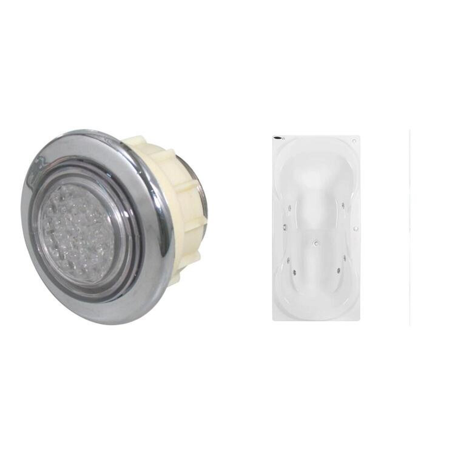 Banheira de Hidromassagem Due Gran Luxo P2 - 110v - com Aquecedor e Cromoterapia - 1