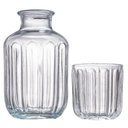 Ver imagem 5 de Moringa Soho Cristal Ecológico 600ml com Copo 200ml Elegante Mesa Posta Água