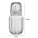 Ver imagem 3 de Moringa Soho Cristal Ecológico 600ml com Copo 200ml Elegante Mesa Posta Água