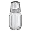 Ver imagem 1 de Moringa Soho Cristal Ecológico 600ml com Copo 200ml Elegante Mesa Posta Água