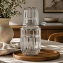 Ver imagem 4 de Moringa Soho Cristal Ecológico 600ml com Copo 200ml Elegante Mesa Posta Água