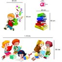 Ver imagem 2 de Adesivo Decorativo Escola e Espaço Kids Crianças e Livros