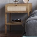 Ver imagem 1 de Mesa de Cabeceira Oslo 1g Han/Roble - 27932