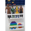 Ver imagem 4 de Kit 4 Prateleiras Revisteiro de Parede Infantil Nicho Organizador de Pelúcia Brinquedos Quarto de Cr