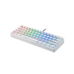 TECLADO MECANICO GAMER MOTOSPEED CK61 ESSENTIAL OTEMU RGB: BRANCO SWITCH AZUL - 2