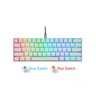 TECLADO MECANICO GAMER MOTOSPEED CK61 ESSENTIAL OTEMU RGB: BRANCO SWITCH AZUL - 6
