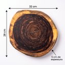 Ver imagem 4 de Tábua Bolacha Frios Madeira Maciça Artesanal 5cm Premium