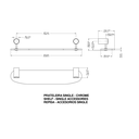 Ver imagem 2 de Prateleira Acrílica Single Cromado - Docol