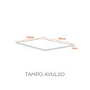 Ver imagem 3 de Tampo para Mesa MDF Quadrado 70x70cm Madeira Saarien