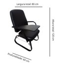 Ver imagem 2 de Cadeira para Escritório Universitária