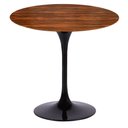 Ver imagem 1 de Mesa Saarinen Redonda Pau Ferro 124cm - Base Preta mgsaarinen