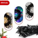 Ver imagem 5 de Kit C/3 Pisca Pisca Luz de Natal 100 Led 8 Funções 10mt Colorido