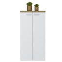 Ver imagem 1 de Armário para Escritório Home Office Multiuso 2 Portas Orly A02 Olmo Branco - Lyam Decor