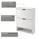 Ver imagem 5 de Sapateira Malu com 2 Portas Basculantes Branco