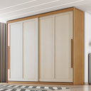 Ver imagem 2 de Guarda Roupas Casal 2 Portas de Correr 6 Gavetas Firenze