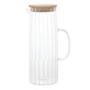 Ver imagem 2 de Jarra de Vidro Borossilicato com Tampa em Bambu 1,1l - Wolff