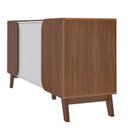 Ver imagem 6 de Conjunto Sala de Estar Buffet Elegance e Cantinho do Café Viena Marrom Cedro/Off White