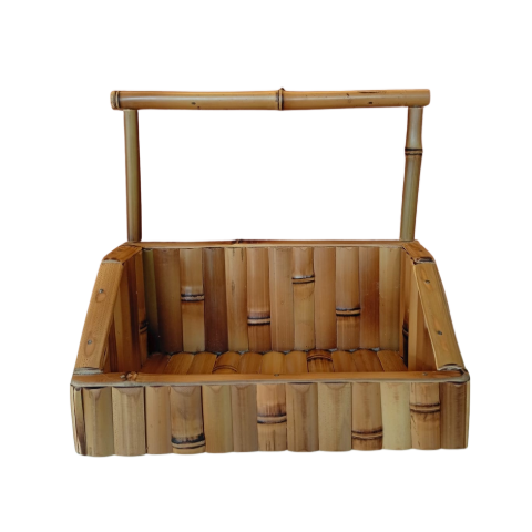 Porta Temperos de Bambu Natural
