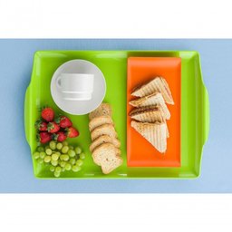 Bandeja Square Retangular 35x50 Branca em Polipropileno Linha Tropical Vem - 6