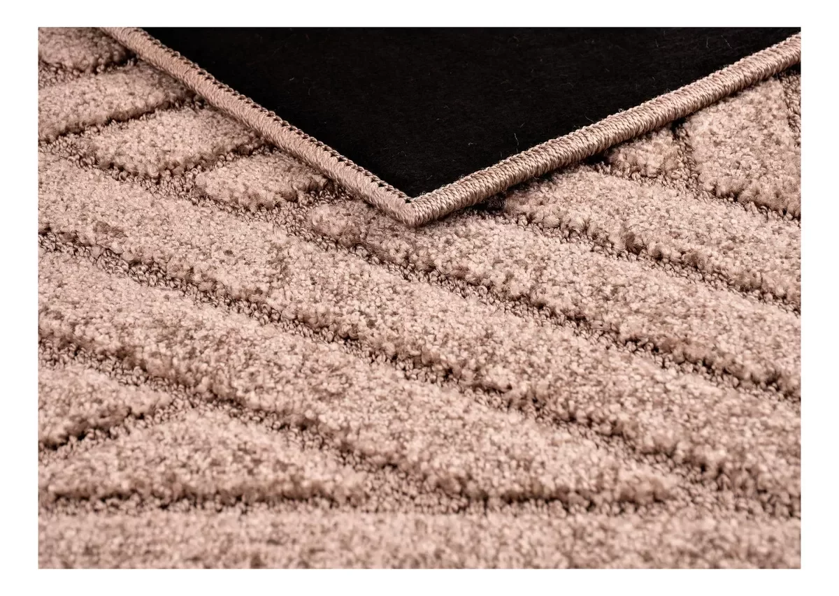 Tapete Sala 200x250 Alto Relevo Realce Eden 35 Taupe - 3