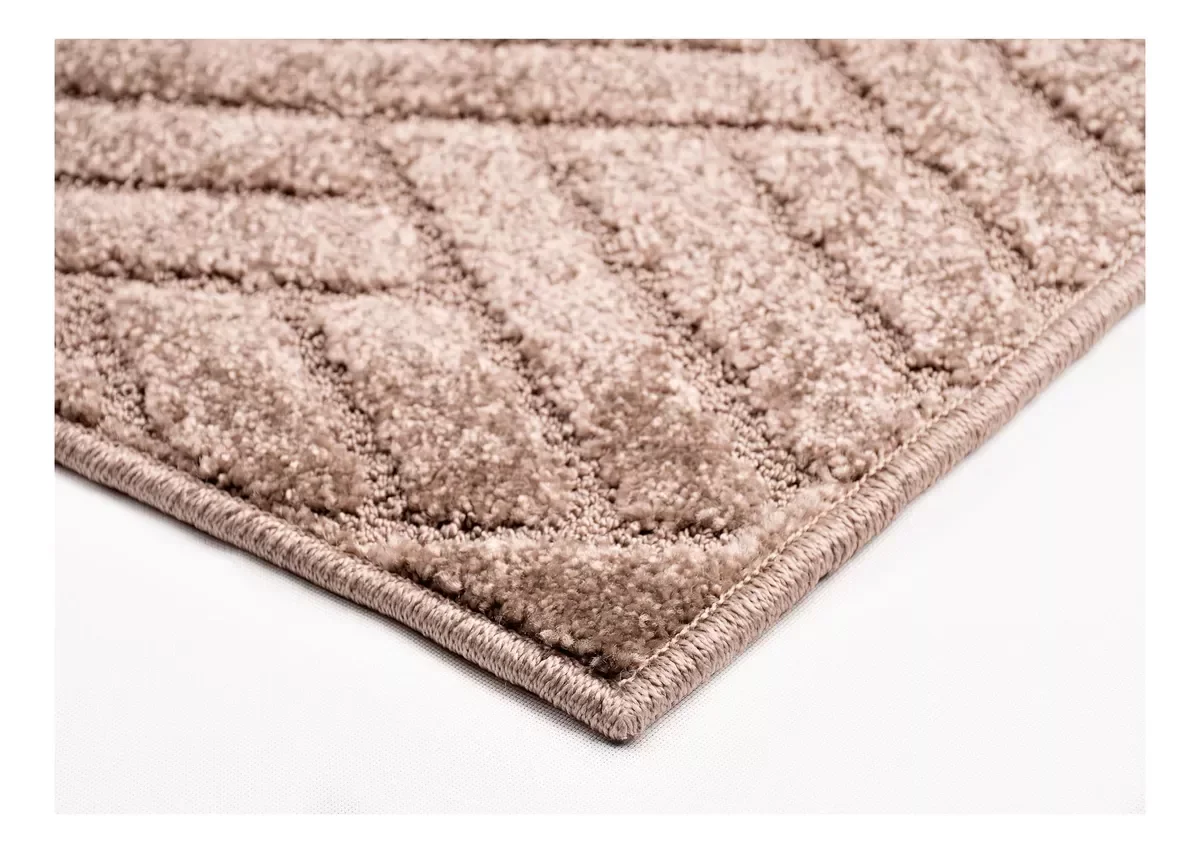 Ver imagem 4 de Tapete Sala 200x250 Alto Relevo Realce Eden 35 Taupe