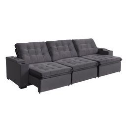 Sofá Londres 6 Lugares 3,20cm- de Casa Décor Estofados - 4