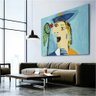 Quadro Pablo Picasso Maya Em Um Terno De Marinheiro:90x60 cm/PRETA - 2