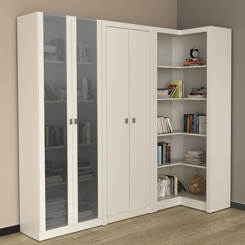 Kit 3 Armários Multiuso de Escritório