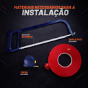 Ver imagem 5 de Painéis Ripados Wpc 18mm Freijó 280x16cm - Revestimento Decorativo Parede Sala Quarto Cozinha