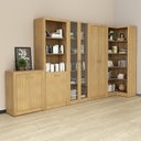 Ver imagem 1 de Kit 5 Armários Multiuso de Escritório