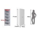 Ver imagem 4 de Kit 5 Armários Multiuso de Escritório