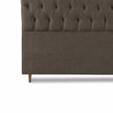 Ver imagem 6 de Cabeceira para Cama Casal Queen Estofada Captone 1,58 Mts Luna Vilajo: Suede Marrom